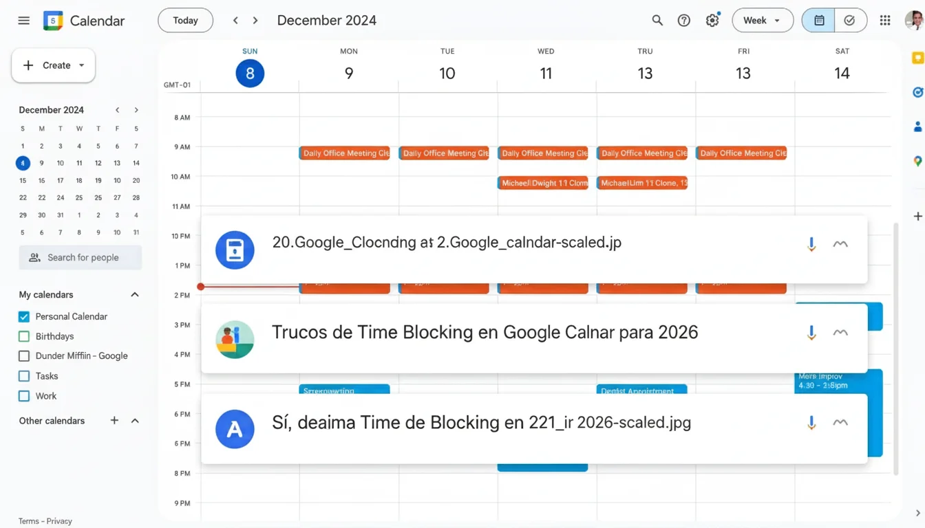 Sistema de Time Blocking Defensivo