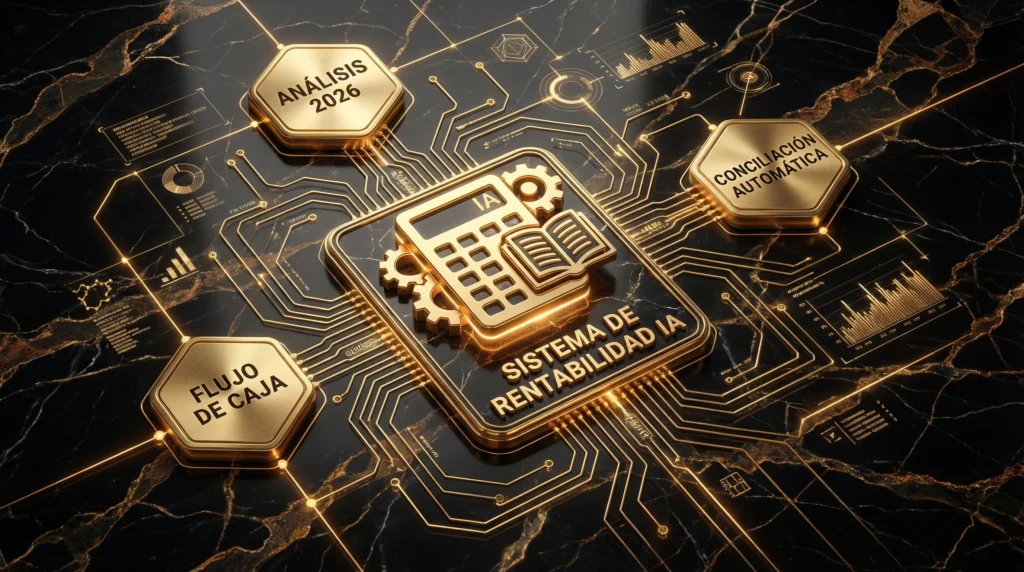 Contabilidad para autónomos 2026: sistema de rentabilidad IA con análisis, flujo de caja y conciliación automática