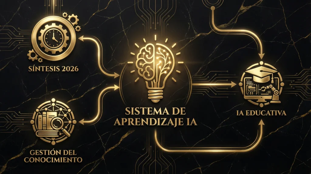 IA para Estudiantes 2026: sistema de aprendizaje con síntesis, gestión del conocimiento e IA educativa