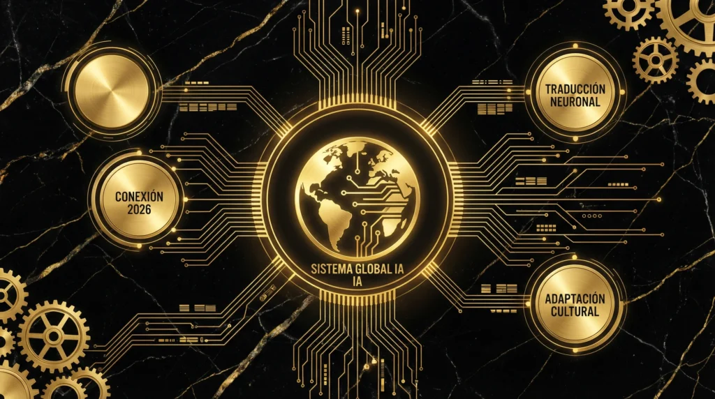 Traducción con IA 2026: sistema global con conexión neuronal, traducción automática y adaptación cultural