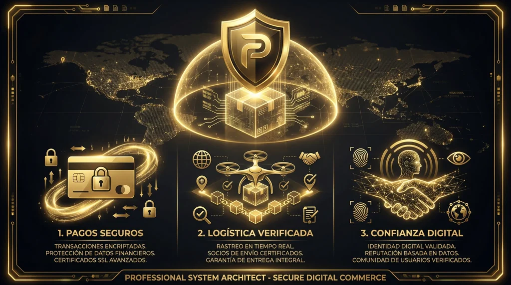Tienda online 2026: escudo de confianza con pagos seguros, logística verificada y confianza digital