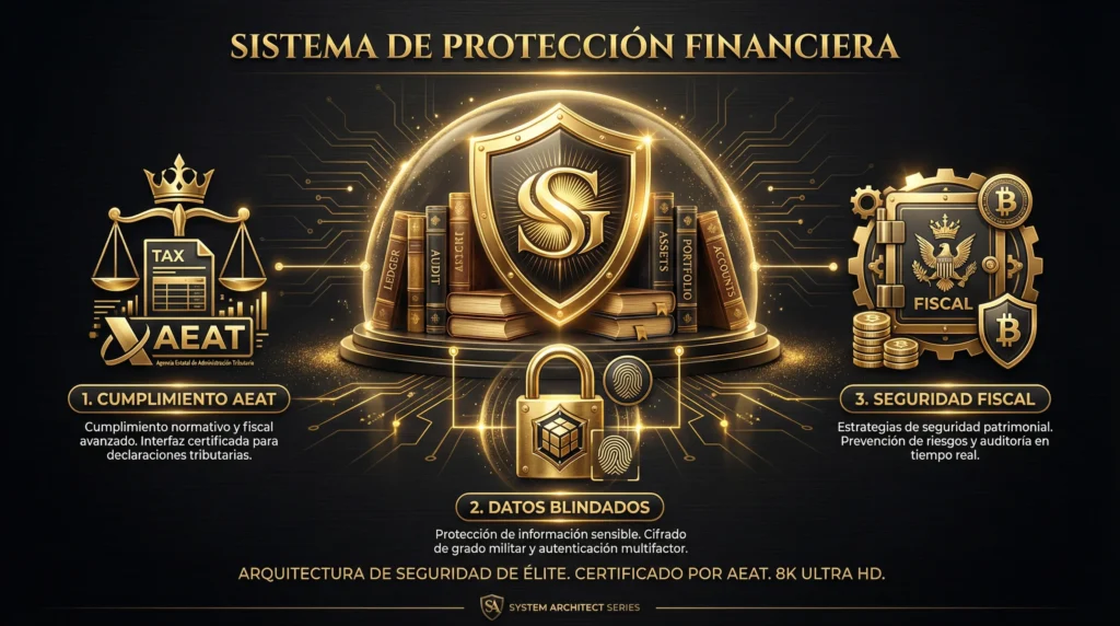 Contabilidad para autónomos 2026: sistema de protección financiera con cumplimiento AEAT, datos blindados y seguridad fiscal