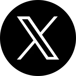 Logo oficial de X Twitter - Perfil de Digitalmente Fácil