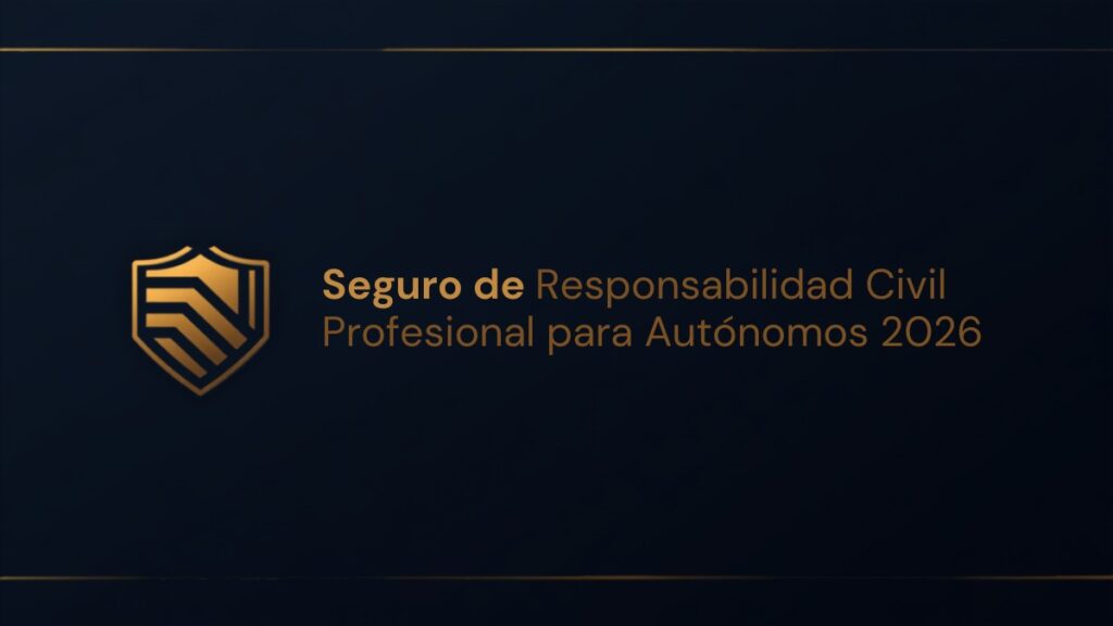 Ilustración sobre el seguro de responsabilidad civil profesional para autónomos en 2026